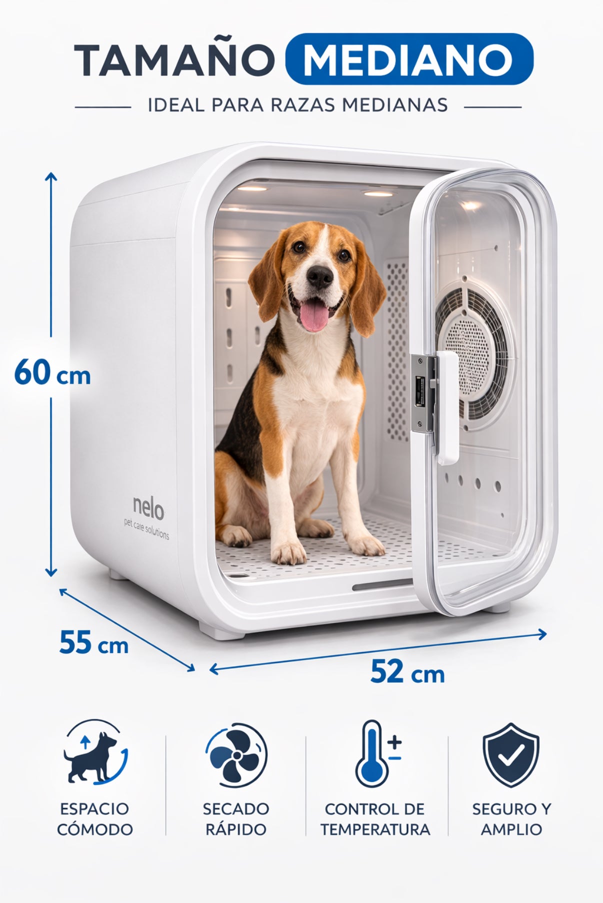 DOGMA® DRIVE CUBE — Tu mascota seca y tranquila en minutos